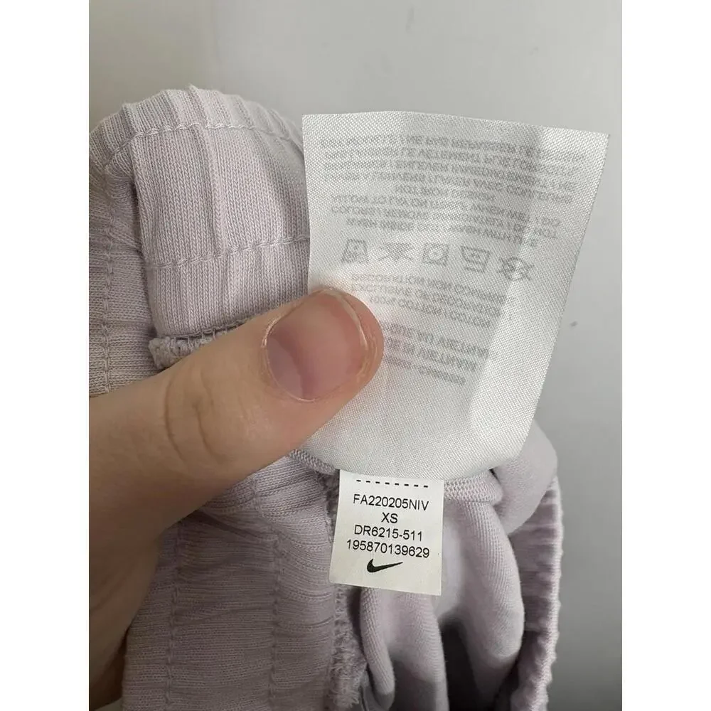 Nike Pants Womens XS Essential High Rise Light Purple Jogger Athleisure Street - Picture 5 of 9
